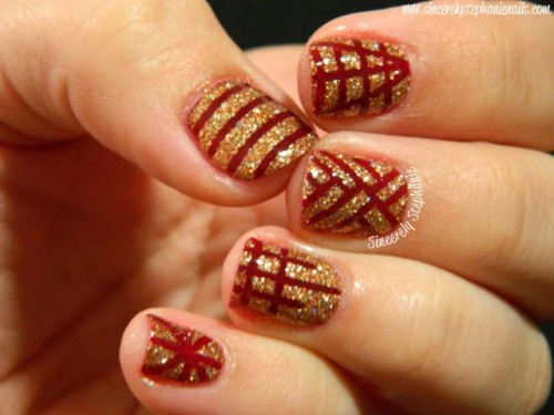 nail-art-rosso-oro