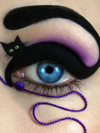 Occhi di gatto per Halloween