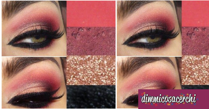 Come truccare gli occhi con il rosso