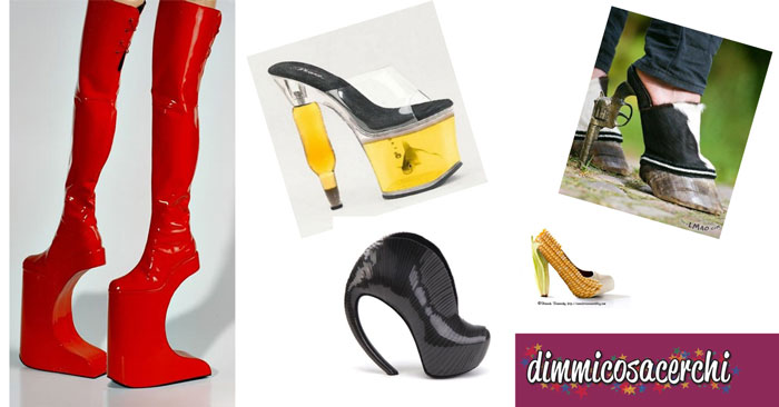 Scarpe strane: ecco le foto trovate in rete